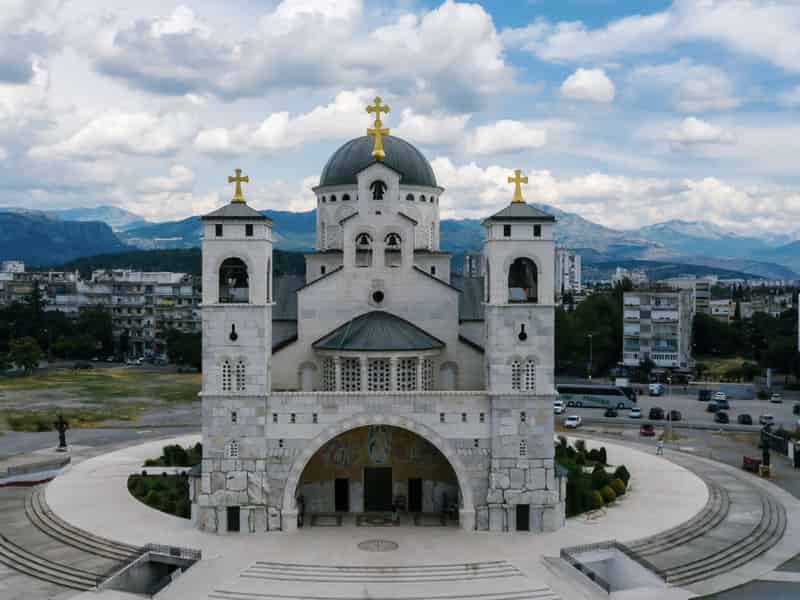 Historische Kirche in der reizvollen Altstadt von Podgorica.