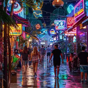 Faliraki at night 1